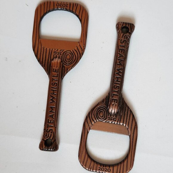 2020 STEAM WHISTLE Bottle Opener STEAMWHISTLE Paddle Retro Opener x2 PAIR - Picture 2 of 2